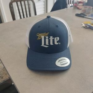 Miller Lite Trucker Hat snap back